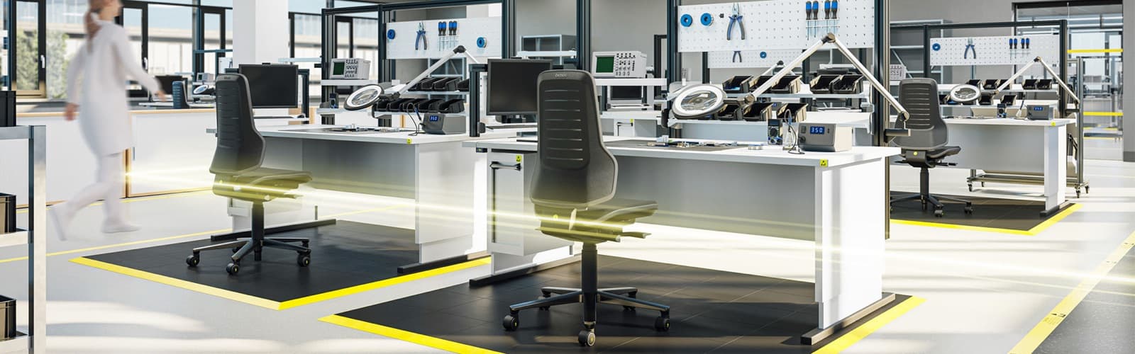 Bimos ESD stolice na radnim mjestima za elektroniku